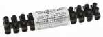 Luster Terminal - Terminal Block Connector, 4 Mm² Black, 12 P