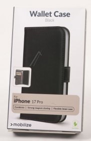 Mobilize Leather Bag Gsm - 80966 Mobilize Classic Gelly Wallet Book Case Apple Iphone 17 Pro Black