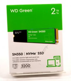 Western Digital Internal Ssd Drive - Wds200t3g0c-00azl0 Wd Green Sn350 Nvme Ssd 2tb M 2 2280 Pcie Gen3 8gb-s