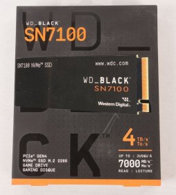 Western Digital Internal Ssd Drive - Wds400t4x0e-00cja0 Wd Black Sn7100 Nvme Ssd 4tb M 2 2280