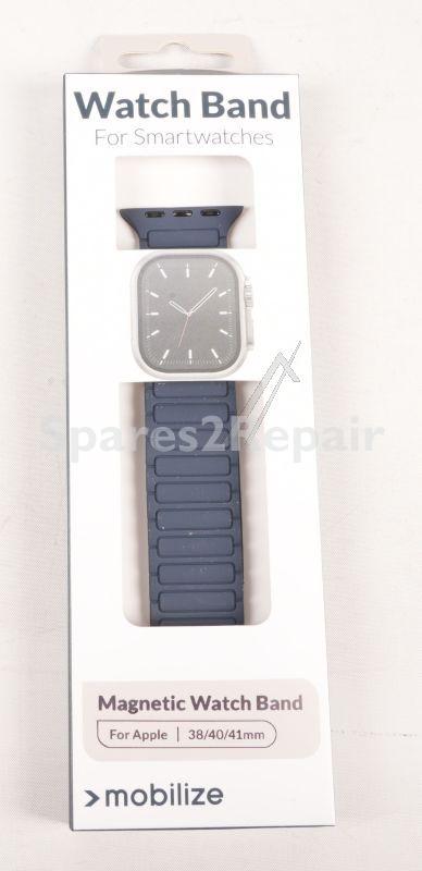 Mobilize Wristbands For Smartwatch - 81663 Mobilize Silicone Band - Magnetic - For Apple 38-40-41mm - Blue