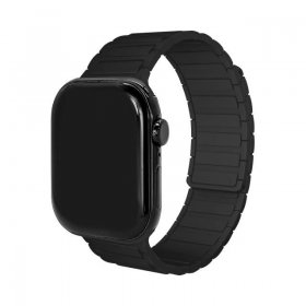 Mobilize Wristbands For Smartwatch - 81662 Mobilize Magnetic Silicone Watch Strap For Apple 42-44-45-49mm Black