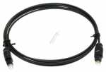 Compatible Optical Fibre Connectors - Optical Cable (Ø=2 2mm) 1 5m Toslink-toslink