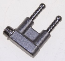 Saeco Connection Nozzle - 11010243 996530005671 Double Connector 90° Connector Silicone Hose