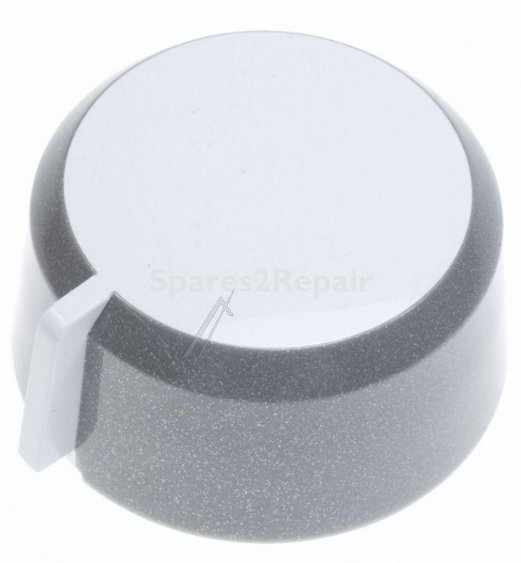 Platen Knob - 140007736014 Knob Programmes Selector White- [Electrolux Aeg]