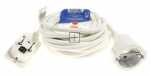 Brennenstuhl Power Supply Cable - 1168980250 Quality Extension Lead + Flat Plug 5m