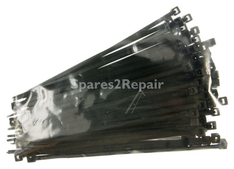 Auloc 100mm Cable Connector - Kb-100x2,5 Zip Cable Tie 100x2.5mm Black 100pcs
