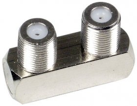 F-jack/f-jack Adaptor - F-coupling - F-coupling Connector 180 Degree