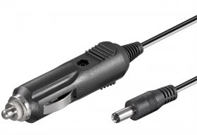 Goobay Car Power Supply For Notebook - Kfz - Auto Car Cigarette Lighter, 12-24v Plug 5,5 X 2,1 Mm