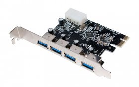 Logilink Usb Controller Pci Express - Pci Express Card, 4x Usb 3.0