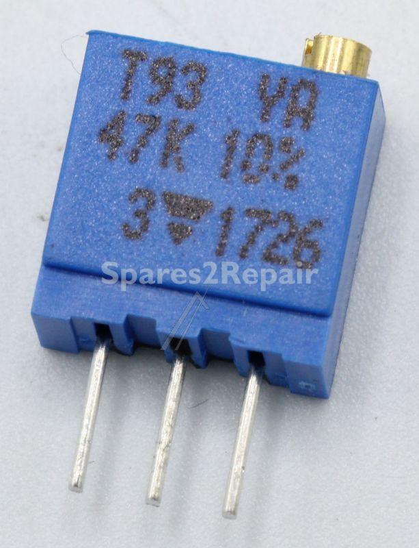 Vishay Adjustable Trimmer 0.5w - 47k-0,5w-85°c Keramik-spindeltrimmer 9,7x5mm Rm=2,54mm