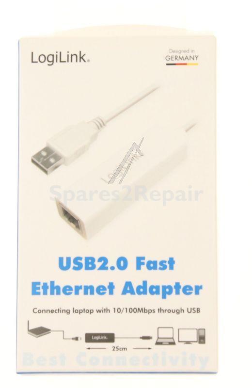 Logilink Usb Network Adapter - Ua0144b Fast Ethernet Usb 2 0 To Rj45 Adaptor