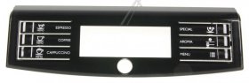 Saeco Operating Unit Screen - 421944035071 Display Frontpanel S-scr blk V3 Smr-t