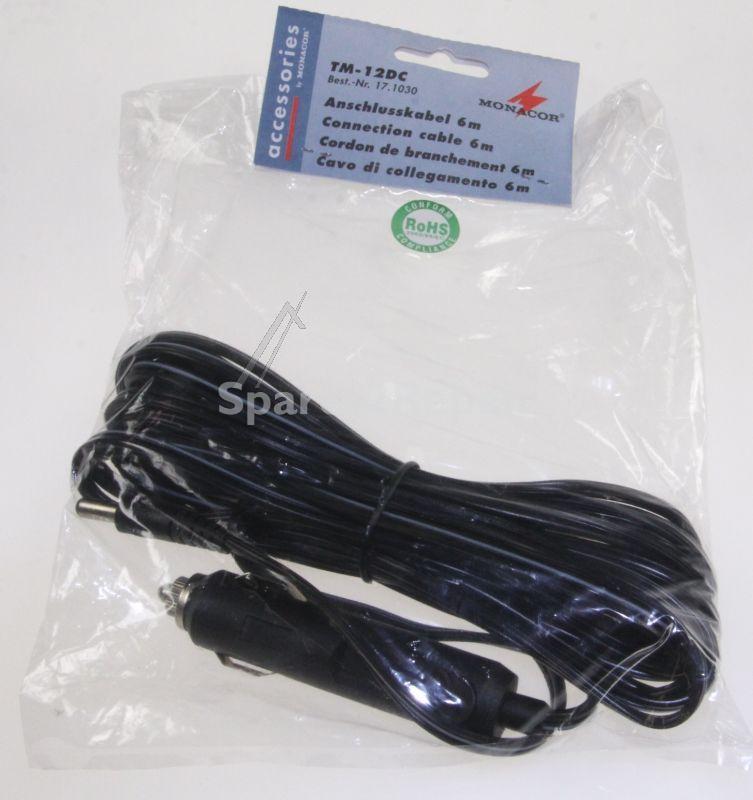 Monacor Car Charger Lead - Tm-12dc 0171030 Connection Cable