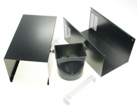 Airforce Chimney Flue - Set Ober-und Unterschacht In Schwarz