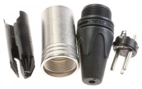 Neutrik Xlr Plug - Nc-3mxx 0347490 Xlr Plug 3 Pin Neutrik Professional