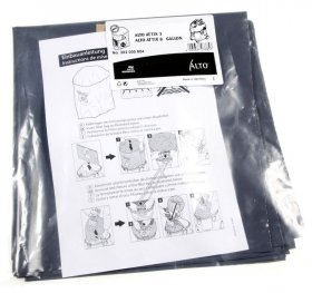 Nilfisk Vacuum Cleaner Bags - 302000804 Disposal Bag Attix 3-30-40 5 Pcs