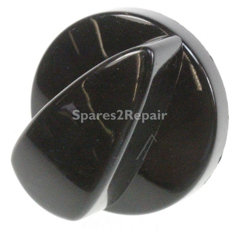 Button - C00145206 482000030004 Knob Black [Whirlpool Indesit]