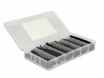 Delock Heat Shrink Tubing - Heat Shrink Tube Box 100 Pieces Black