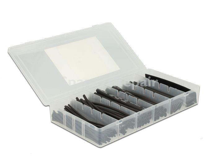 Delock Heat Shrink Tubing - Heat Shrink Tube Box 100 Pieces Black