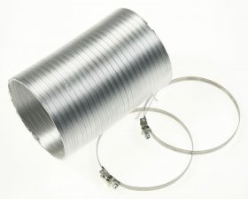 Elica Exhaust Hose - Kit0094727 Aluflex Hose + 2 Clamps Ø125mm