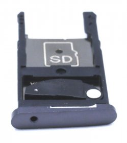 Motorola Sim card Holder - 01019326002w Sim Card Tray For Motorola Moto Z2 Play Dual - Lunar Grey