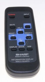 Sharp Ir remote Control - Rrmcg1003mppz Remote Control