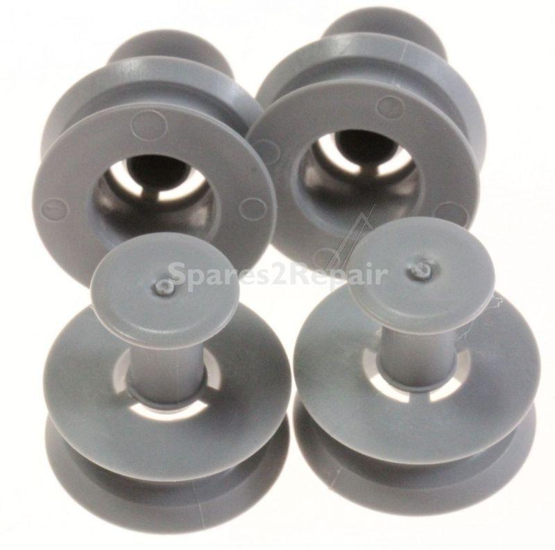 Roller For Dishwasher Basket - C00312273 481252888113 Wheel Basket Upper 10809 4pcs [Whirlpool Indesit]