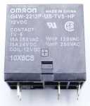 Omron Pcb Relay To 12v - 12vdc 15a-250vac Relais, 2 Schliesser