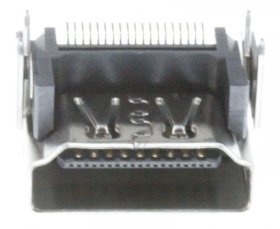Samsung Hdmi Female Socket - 3701-001861 Hdmi Socket 19p 2row Smd-a Au