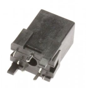 Samsung Headphone Jack - 3722-003667 Jack-phone 1p-7c au-ni blk straight