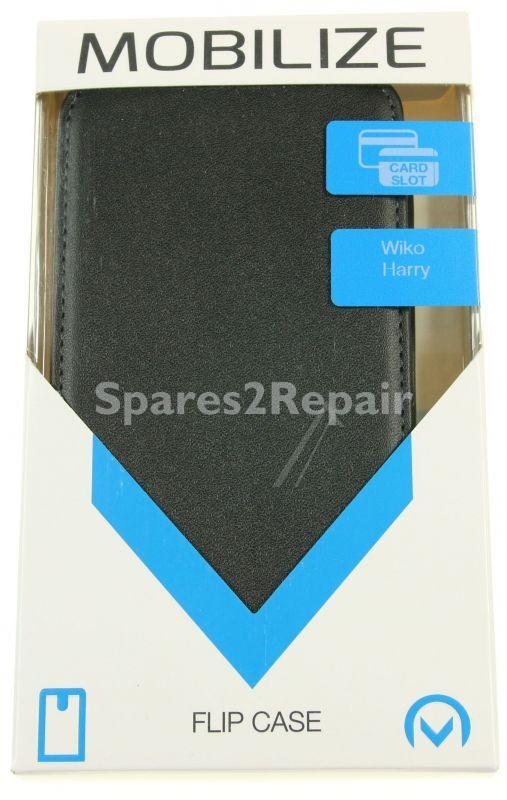 Mobilize Leather Bag Gsm - 23916 Mobilize Classic Gelly Flip Case Wiko Harry Black