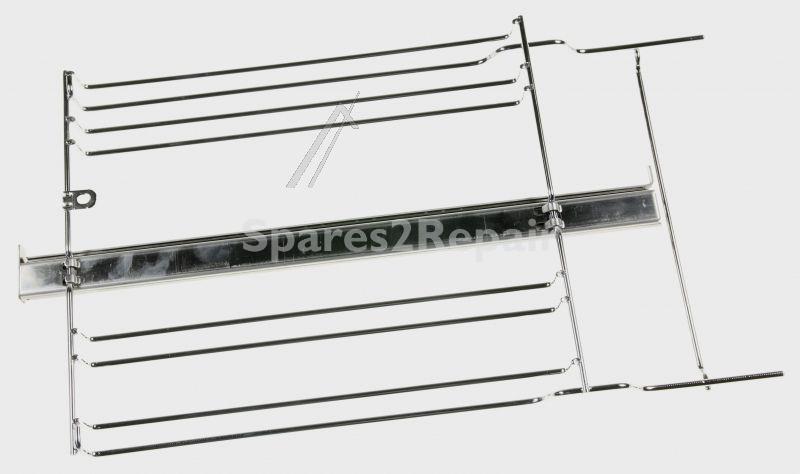 Hisense Gorenje Telescopic Slideout Oven Grills - 445838 Guides 60 Full Ext one Level Rassy