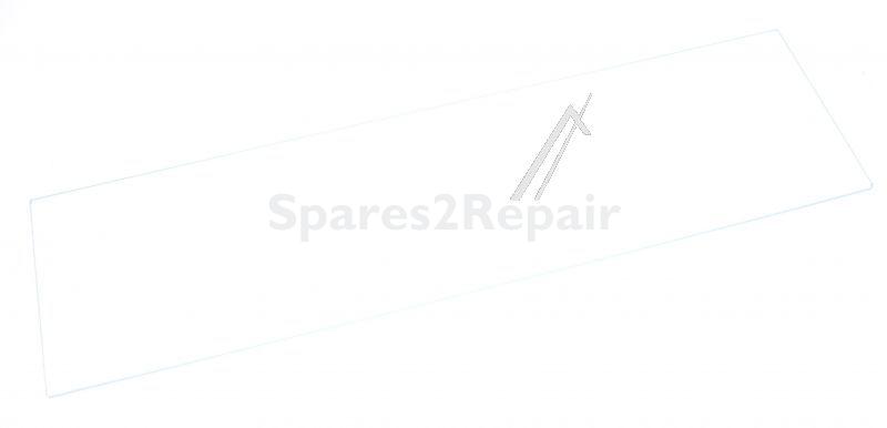 Liebherr Glass Panel - 727212500 Glass Plate Safety Glass Frosted Shelf