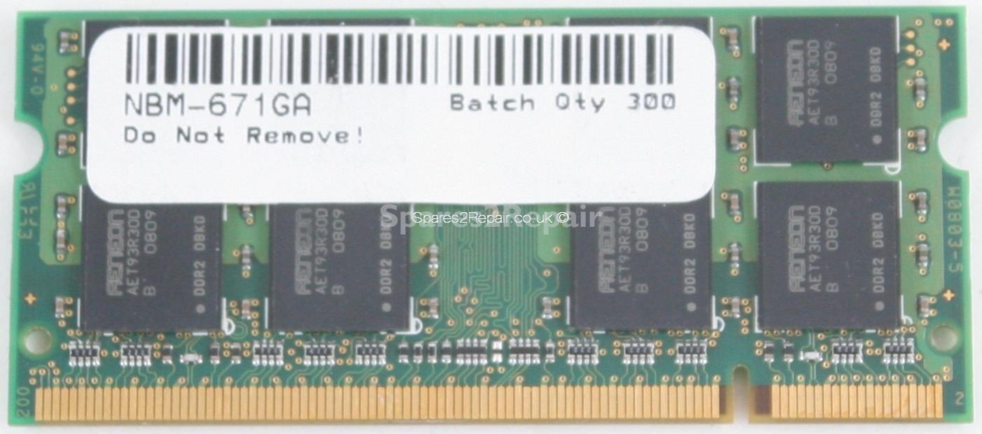 Aeneon 1Gb PC2-5300S DDR2-667 Laptop Memory