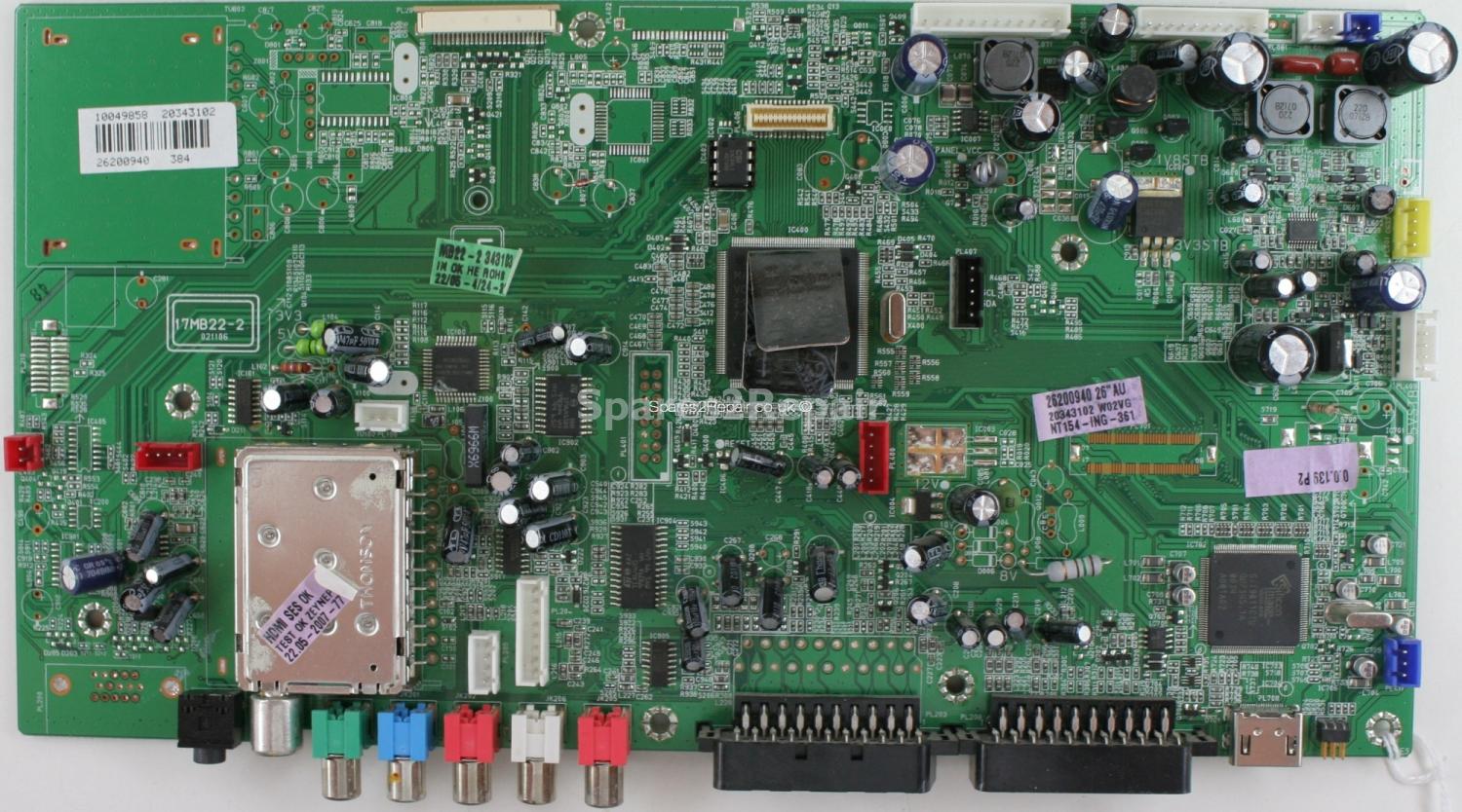 Goodmans LD2661HDFVT - Main AV - 17MB22-2 - 021106 - 20343102