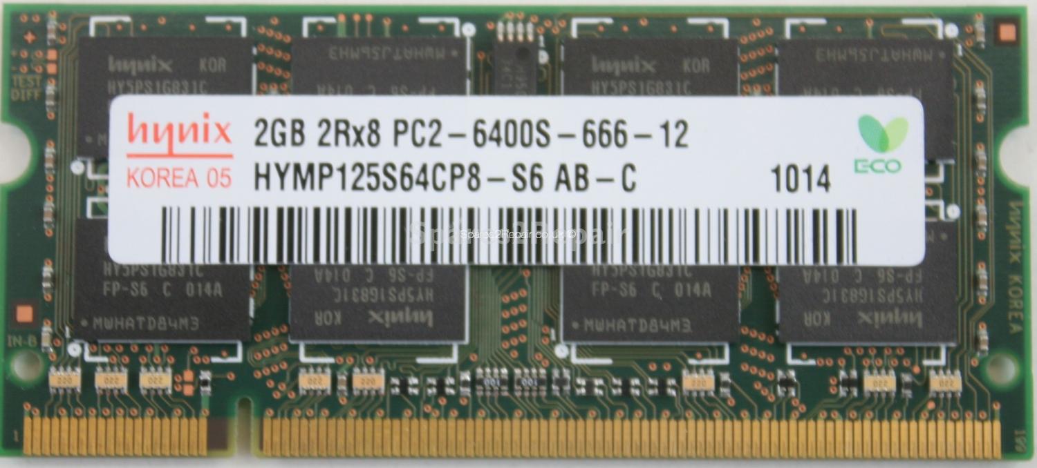Hynix 2Gb PC2-6400S DDR2-800 Laptop Memory