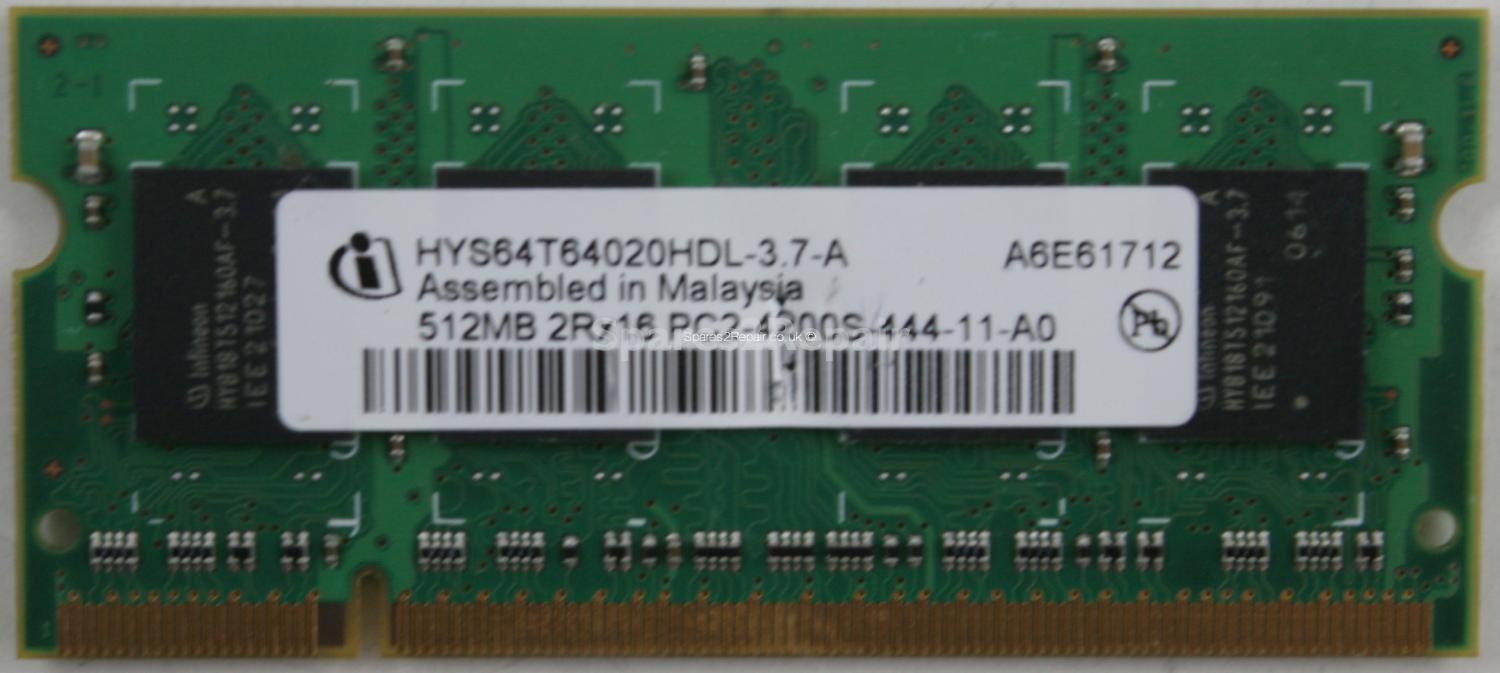 Infineon 512Mb PC2-4200S DDR2-553 Laptop Memory