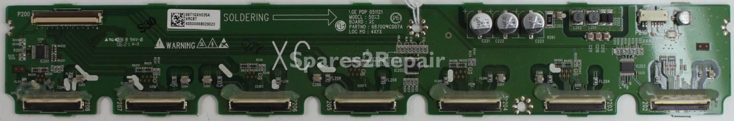 LG PDP50X30010 - Buffer - 6870QWC007A - 6871QXH035A - PDP 051121 - 50X3 XC
