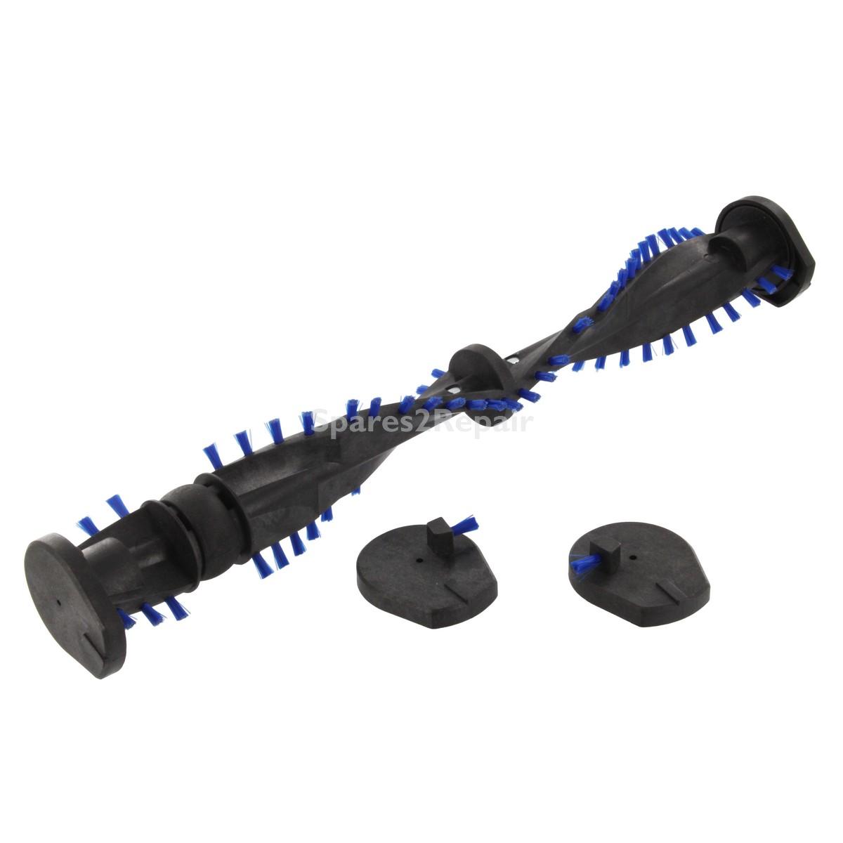 Compatible for Dyson DC04, DC07, DC14, DC33 Series Clutched Brush Bar Assembly with Two Interchangeable Sets of End Caps