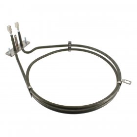 Compatible for Brandt, DeDietrich, Samet, Homark, Sauter, Blomberg, Fagor, Sangiorgio, Thermor Multi-Model Fitting Fan Oven Element (2000W)