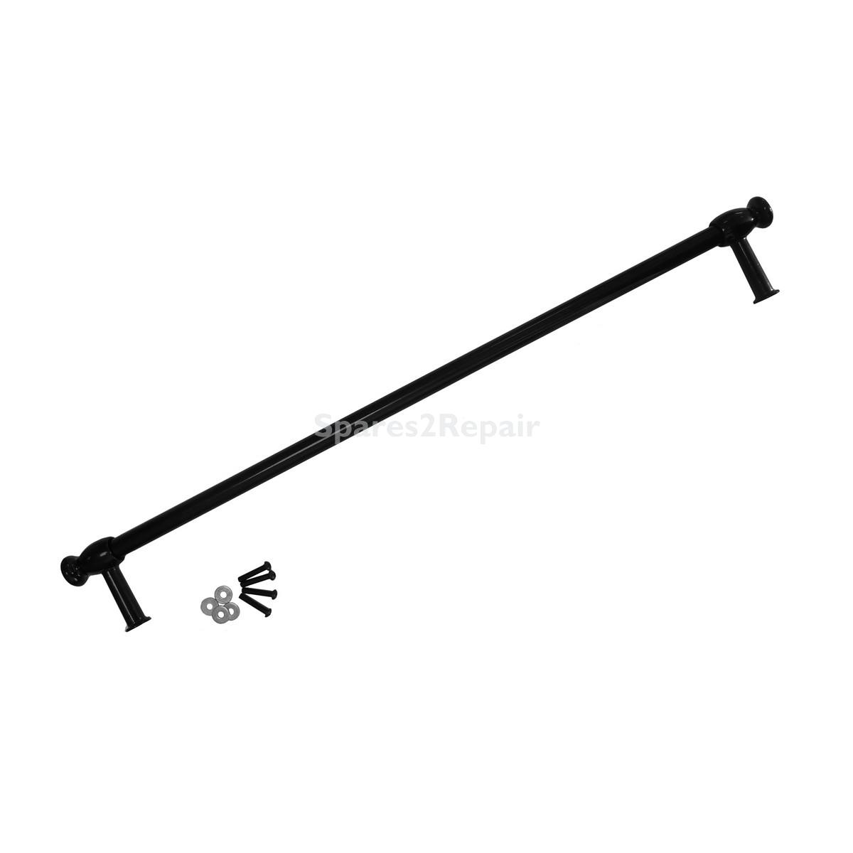 Universal Black Oven Grill Cooker Cut to Size Door Handle with Fixing Kit