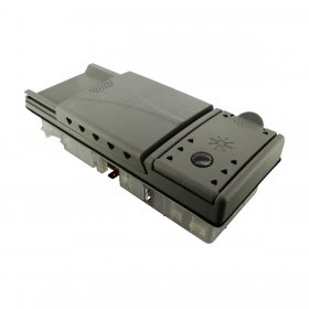 Compatible for Bosch SGE, SGI, SGS, SGV, SHV, SRS, SRV Series; Hotpoint DC, DF, DWF, DWM Series Soap Dispenser Assembly for Non-Steam Vent Behind Dispenser Door Models