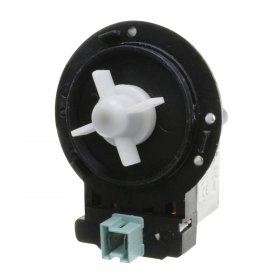 Universal Drain Outlet Pump Base with Fitted TOC (Screw Fixing, Twin Plug In, Bottom Positioned Front Facing Terminals, 220V-240V, 50Hz)