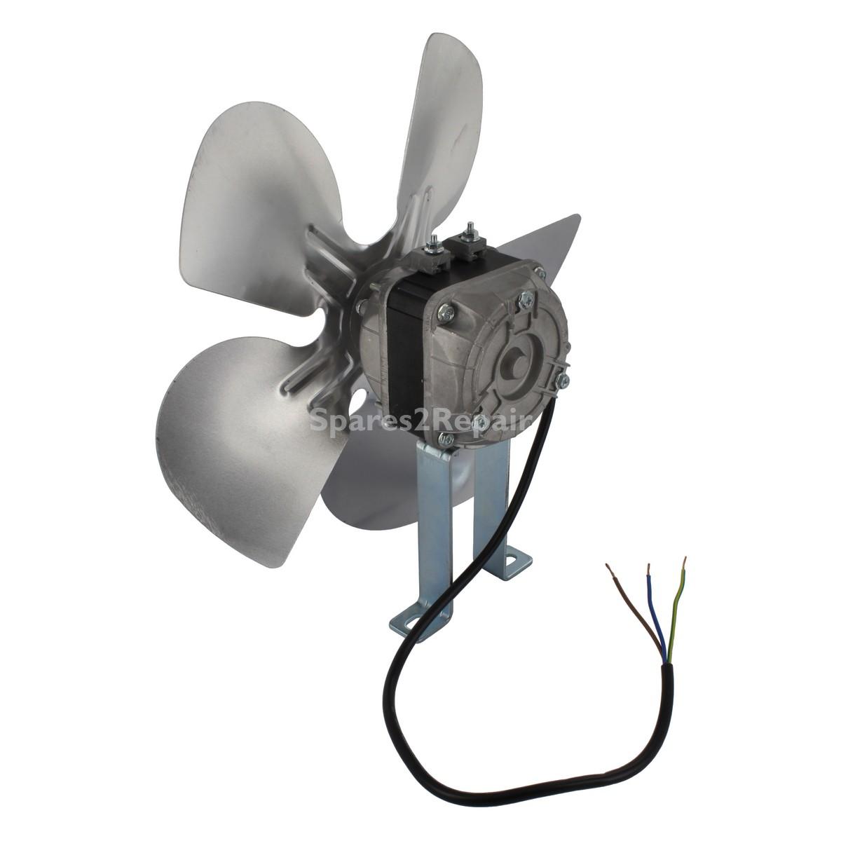 Universal Fridge Freezer 16W Type Fan Motor, Mounting Bracket & Fan Blade Assembly