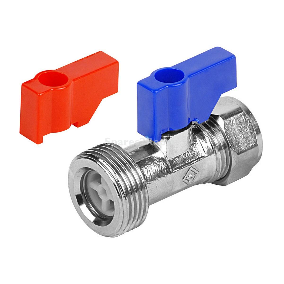 Universal Straight Non-Return Type Valve Tap (3/4" x 15mm, Pack of 1)