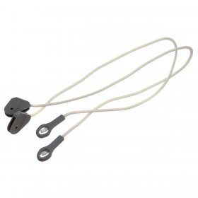 Compatible for Beko Produced Multi-Model Fitting 395mm Long Thread Length Grey Ended Type Dishwasher Door Hinge Brake Ropes (Pack of 2)