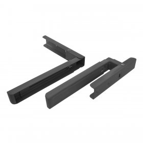 Universal Silver Finished Microwave Extendable Arm Brackets & Fixings Wall-Mounting Kit