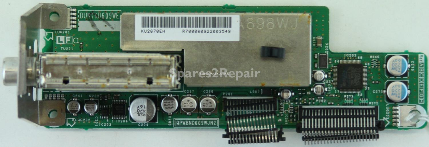 Sharp LC-37P70E - Tuner - DUNTKD609WE - QPWBND609WJN2 - KU3770EH