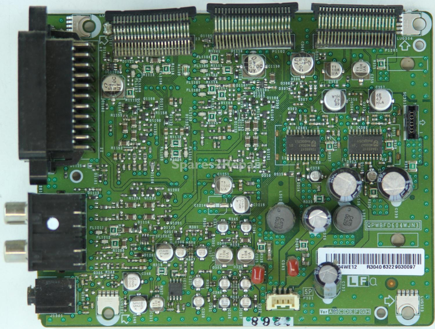 Sharp LC-37GD8E - Inputs - QPWBFD604WJN3